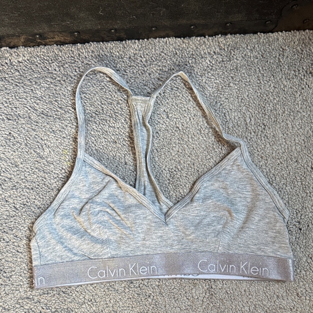 Calvin Klein Light Gray Bralette